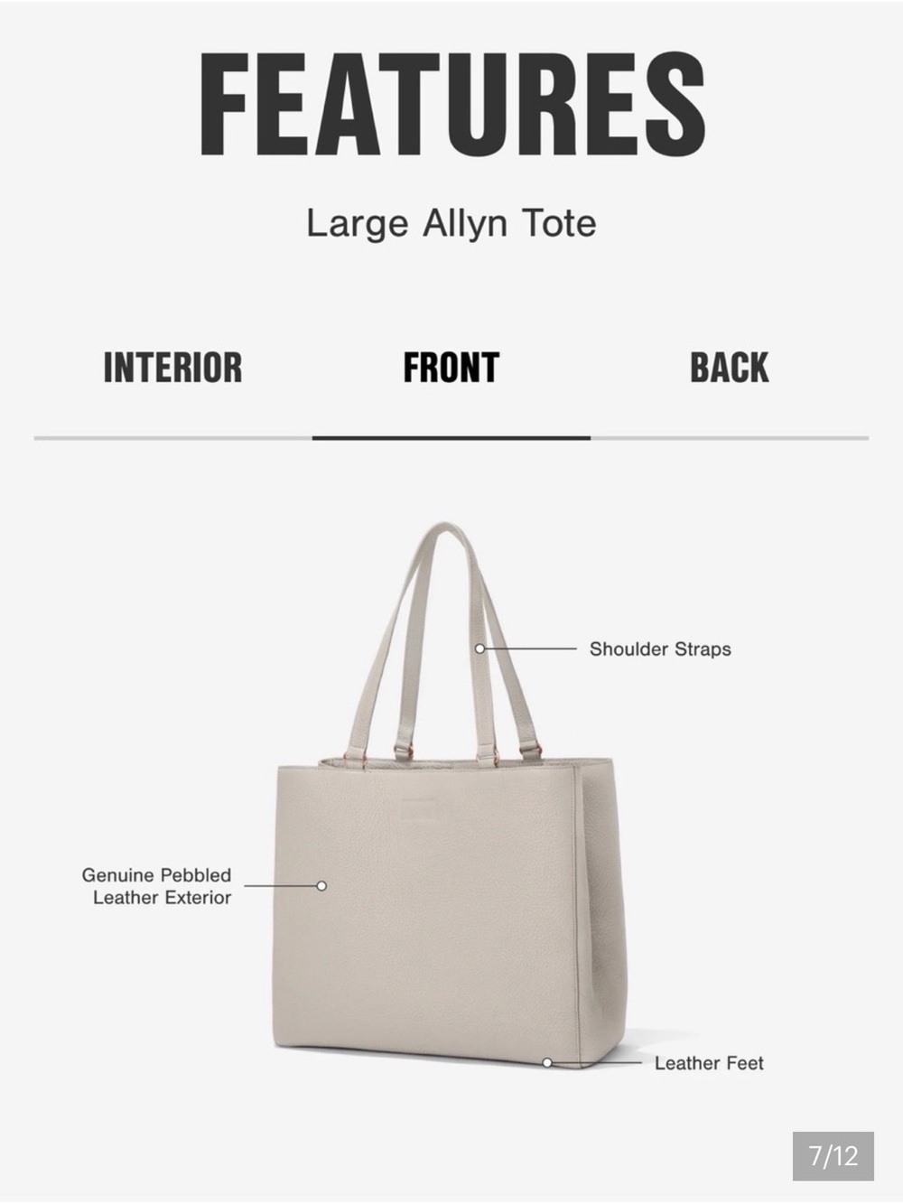 Dagne Dover Allyn Leather Tote - Picture 7 of 12